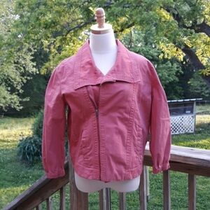 Hurley pink jacket medium moto